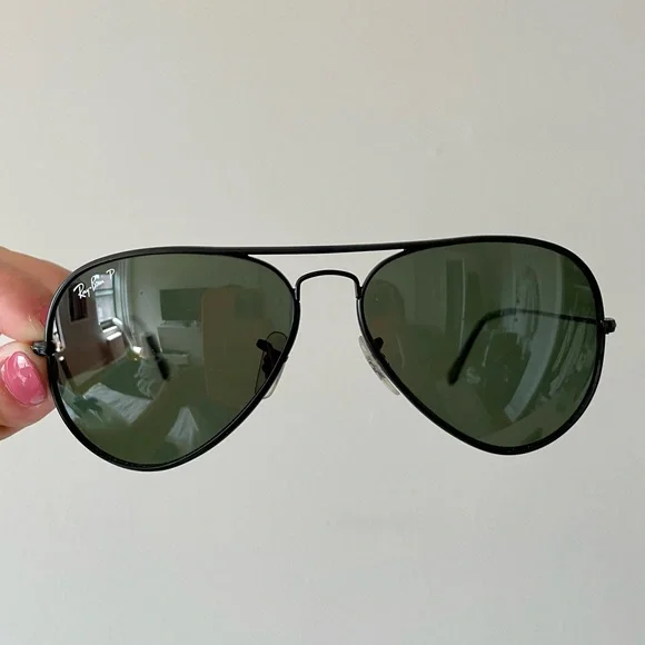 Ray-Ban | Accessories | Rayban Polarized Black Aviators  display picture 2